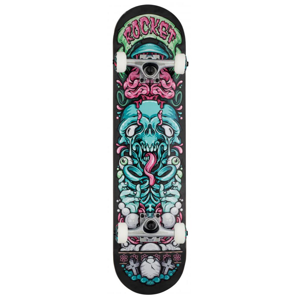 Rocket Pile-up Komplet Skateboard - Bones - 7.75"-ScootWorld.dk