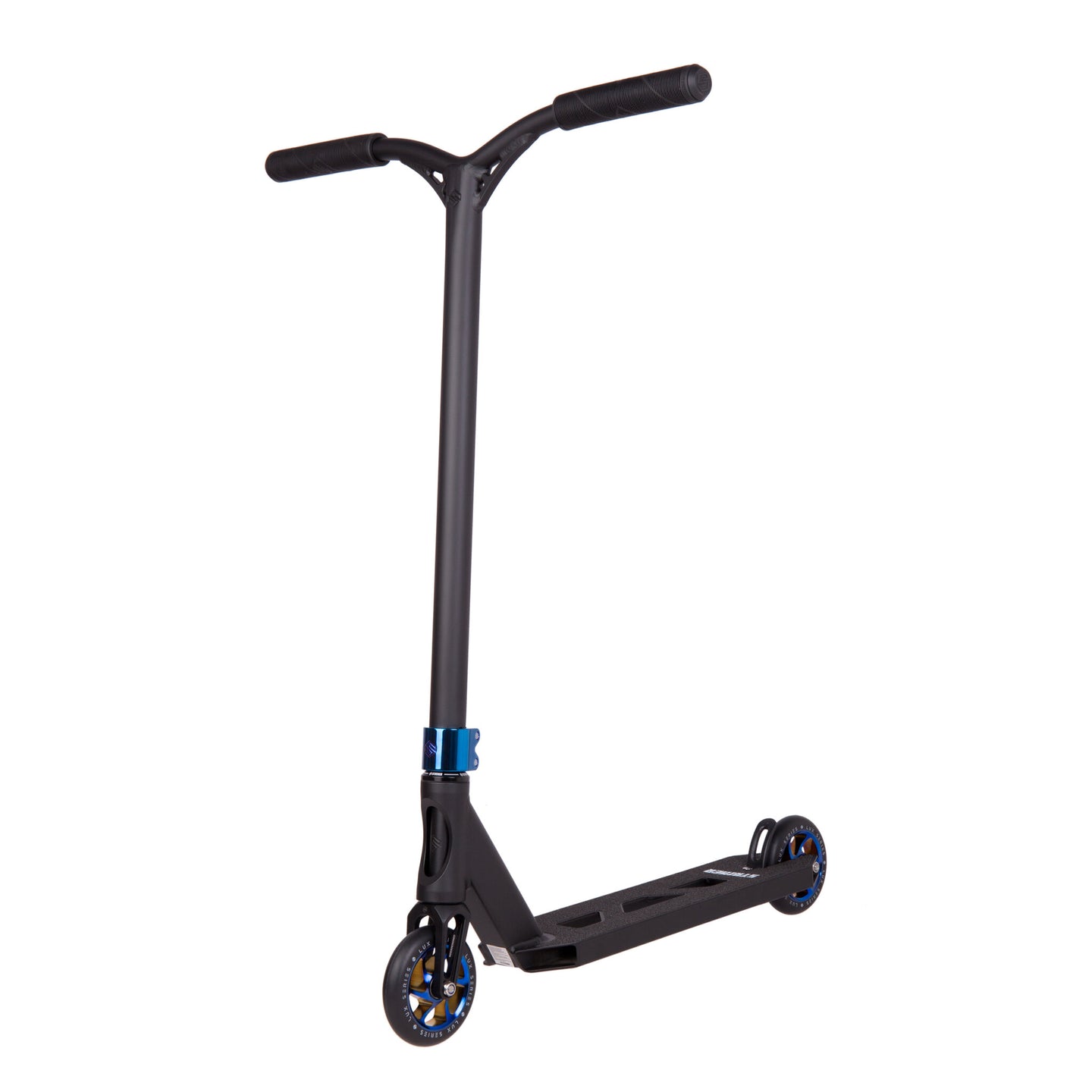 Striker Lux Trick Løbehjul - Black/Blue Chrome-ScootWorld.dk