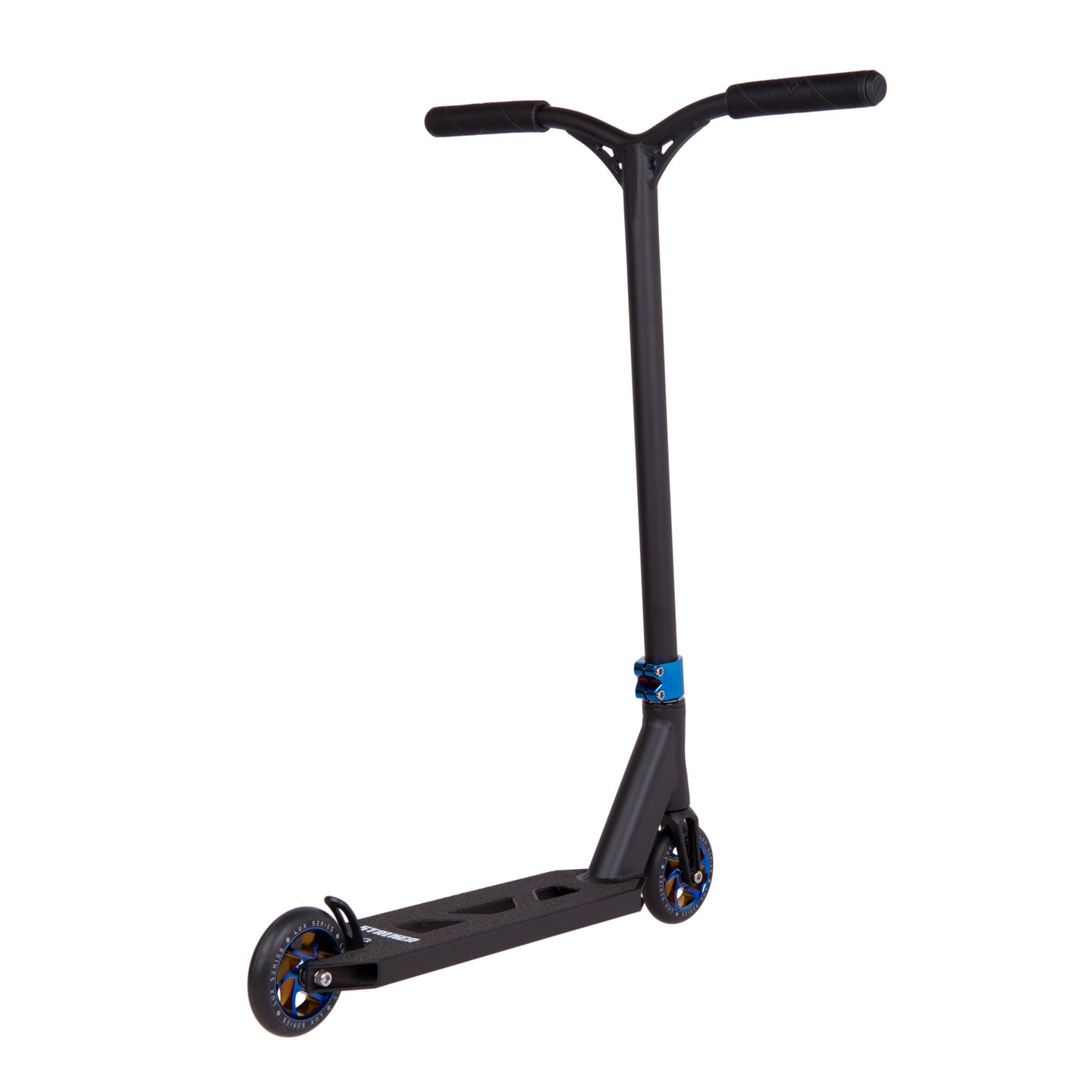 Striker Lux Trick Løbehjul - Black/Blue Chrome-ScootWorld.dk