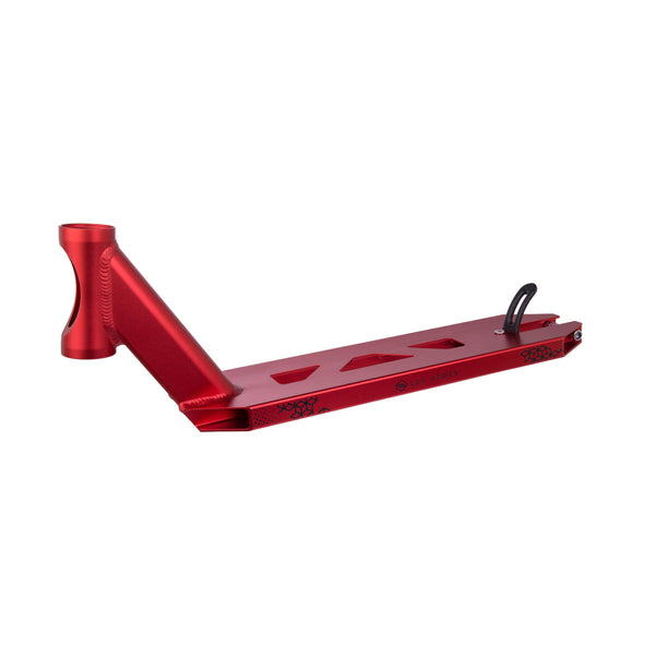 Striker Lux V2 Integrated Trick Løbehjul Deck - Red/Black-ScootWorld.dk