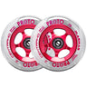 Proto X Centrano Plasmas Hjul til løbehjul 2-Pak - Clear On Red