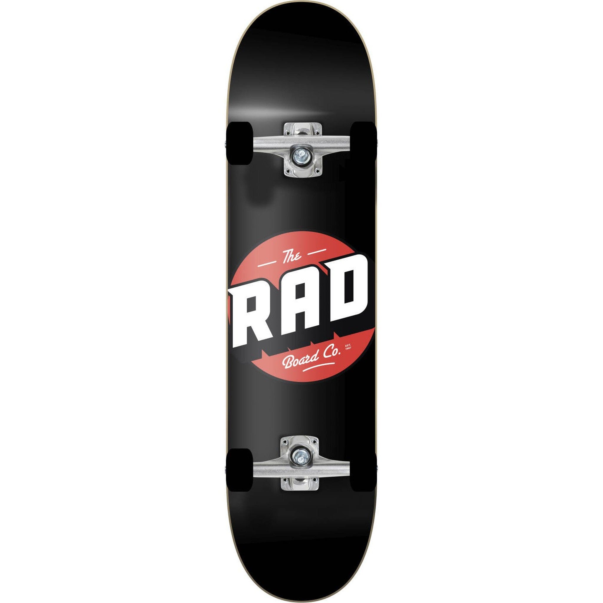 RAD Logo Progressive Komplet Skateboard - Black-ScootWorld.dk